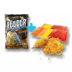 Champion Feeder Mix Pel. Edit. 1kg Sweet Corn+Liquid