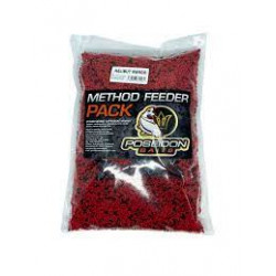 Method Feeder set /800gr pellet 1,5mm 200ml booster Halibut/Mango