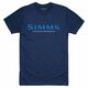 Simms Logo T-Shirt Dark Moon Heather XL - XL