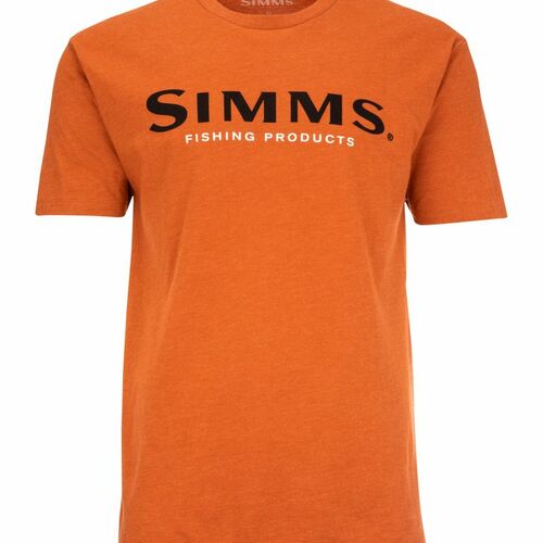 Simms Logo T-Shirt Adobe Heather L - L