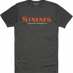 Simms Logo T-Shirt Charcoal Heather S - S