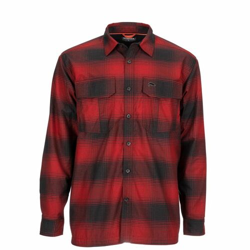 Coldweather Shirt Auburn Red Buffalo Blur Plaid XL - XL