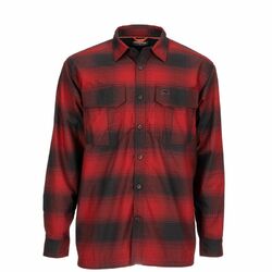 Coldweather Shirt Auburn Red Buffalo Blur Plaid 3XL - 3XL