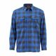 ColdWeather Shirt Rich Blue Buffalo Plaid 3XL - 3XL