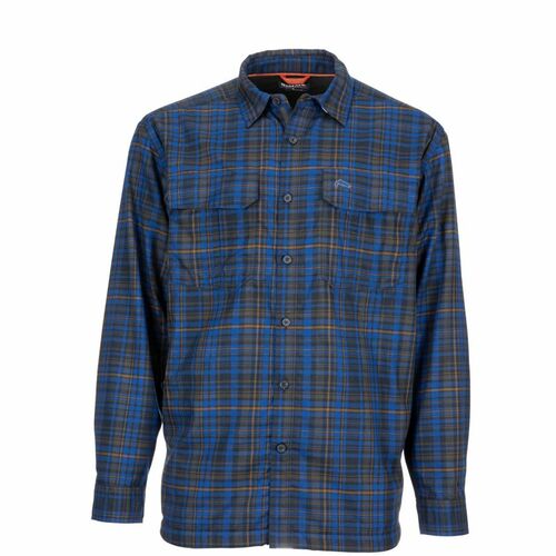 Coldweather Shirt Rich Blue Admiral Plaid XL - XL