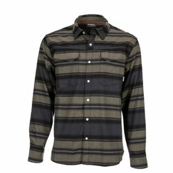 Gallatin Flannel Shirt Carbon Stripe L