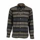 Gallatin Flannel Shirt Carbon Stripe L