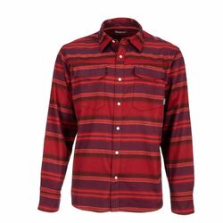 Gallatin Flannel Shirt Auburn Red Stripe L - L