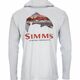 Tech Hoody - Artist Series Trout Logo Flame/Sterling S - S
