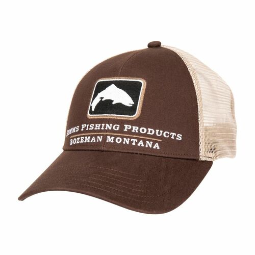 Trout Icon Trucker Mahogany - One size (adjustable)