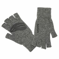 Wool ½ Finger Glove Steel S/M - S/M