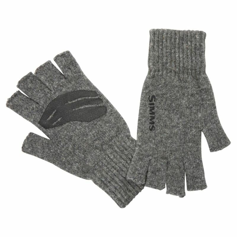 Wool ½ Finger Glove Steel S/M - S/M