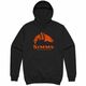 Wood Trout Fill Hoody Black S - S
