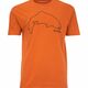 Trout Outline T-Shirt Adobe Heather S - S