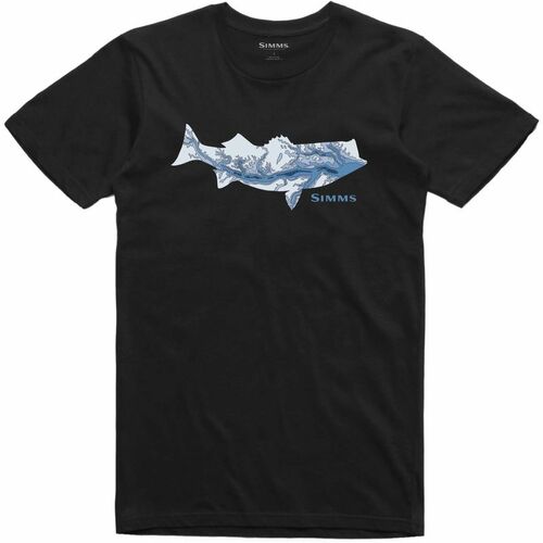 Striper Bay Fill T-Shirt Black XL - XL