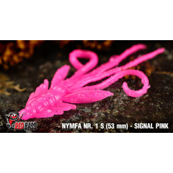 Nymph RedBass 53mm Signal Pink UV color