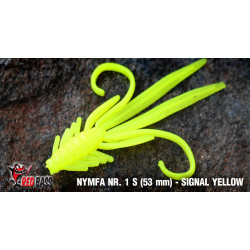 Nymph RedBass 53mm Signal Yellow UV color