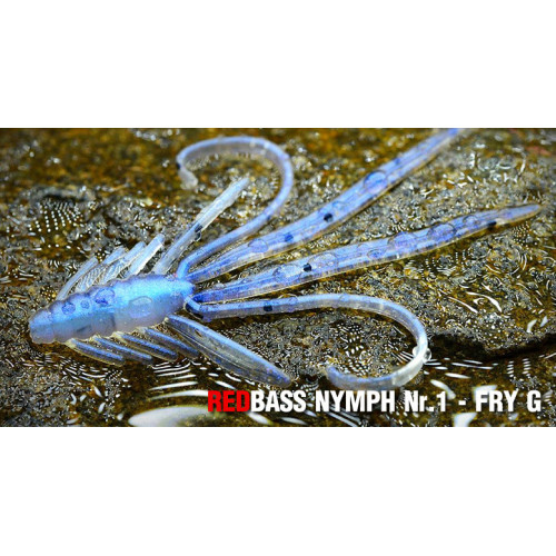 Nymph RedBass 53mm pink/silver UV color