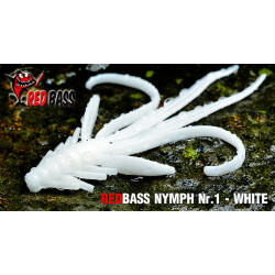 Nymph RedBass 53mm white