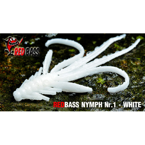 Nymph RedBass 53mm white G