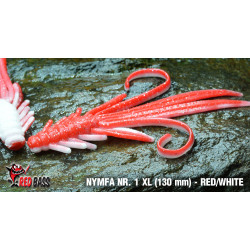 Nymph RedBass 130mm red/white