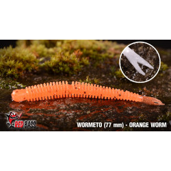 Červosmáčik Wormeto REDBASS orange worm uv color