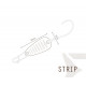 Plandavka Delphin STRIP - 7,5g WAMP hook #8