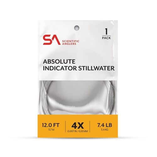 Absolute Indicator/Stillwater Leader 12' 4X (0,18mm) - 4X (0,18 mm)