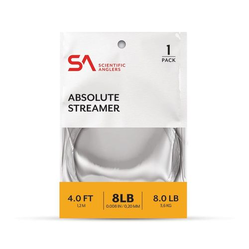 Absolute Streamer Leader 4'  8 lb (0,20 mm) - 8 lb (0,20 mm)