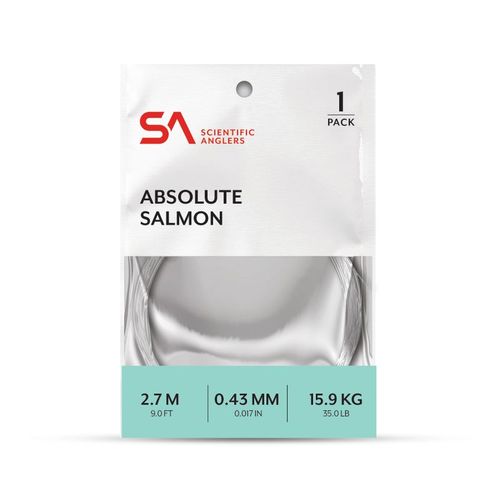 Absolute Salmon Leader 9' 0,43 mm - 0,43 mm