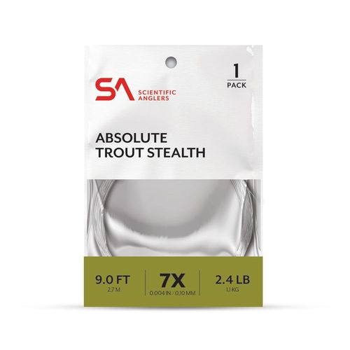 Absolute Trout Stealth Leader 9' 7X (0,10mm) - 7X (0,10 mm)