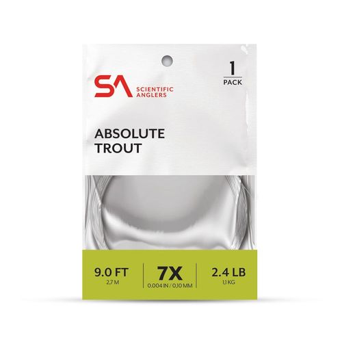 Absolute Trout Leader 9' 2X (0,23mm) - 2X (0,23 mm)