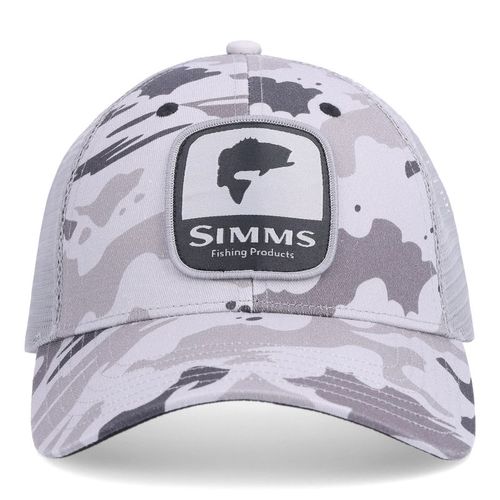 Bass Patch Trucker Ghost Camo Steel - One size (adjustable)