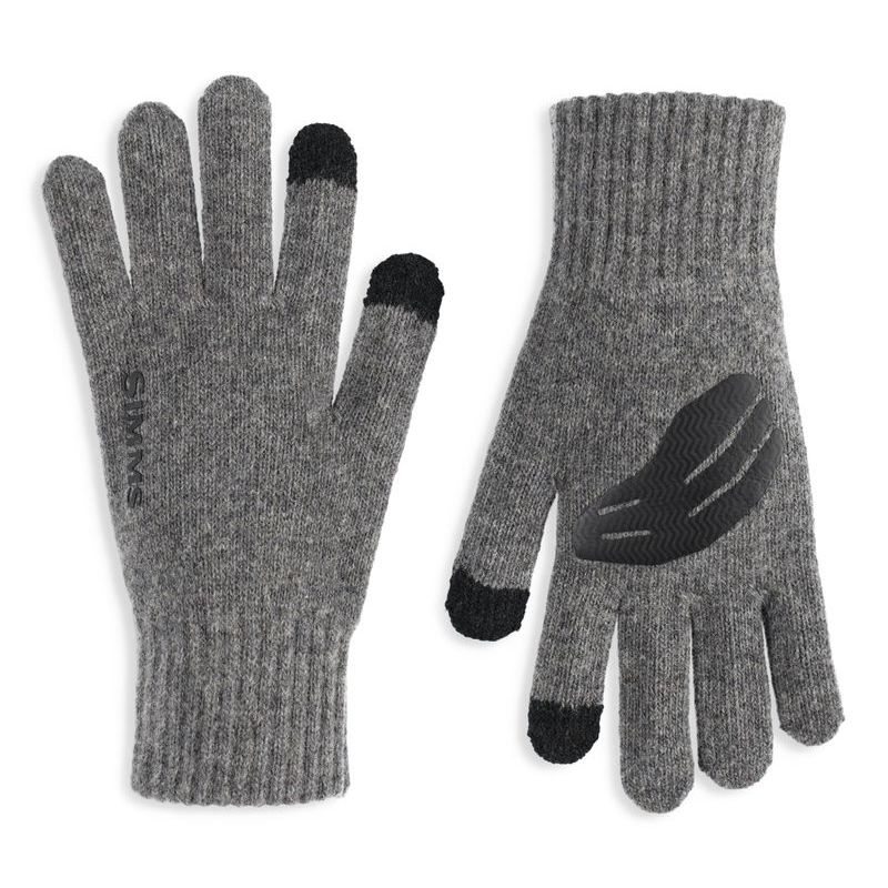 Wool Full Finger Glove Steel S/M - S/M