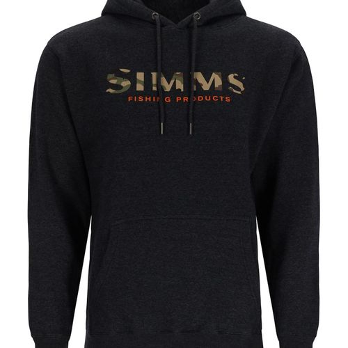 Simms Logo Hoody Charcoal Heather XL - XL