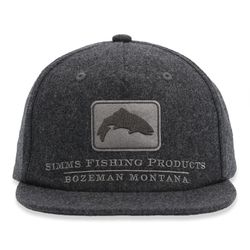 Wool Trout Icon Cap Graphite - One size (adjustable)