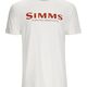 Simms Logo T-shirt White L - L