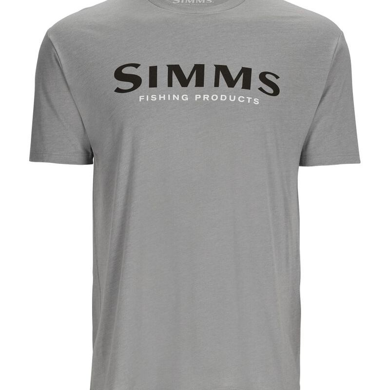 Simms Logo T-shirt Cinder Heather L - L