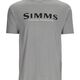 Simms Logo T-shirt Cinder Heather XL - XL