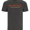 Simms Logo T-shirt Simms Orange/Charcoal Heather M - M