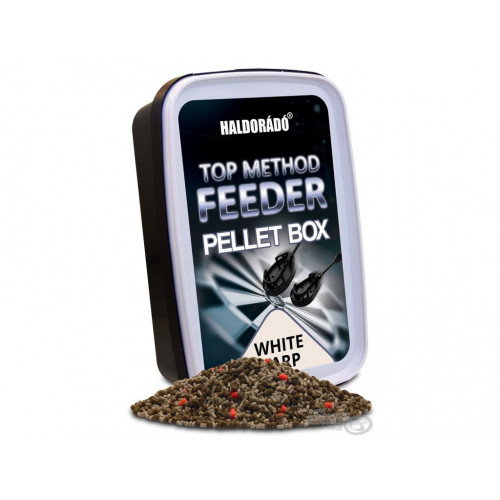 Top Method Feeder Pellet Box - WHITE CARP