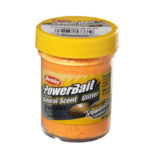 Power Bait Natural Scent TroutBait® Crustacea fluo orange