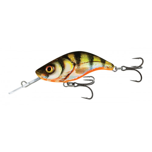 Sparky Shad 4cm Yellow Holographic Perch SS4S