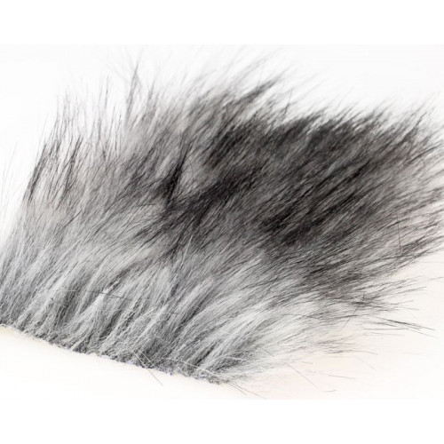 Craft Fur Medium, Silver Gray Fur 100x140mm