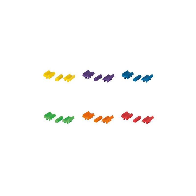 X-LITE ROD-BLOXX medium - farebné gumové vložky