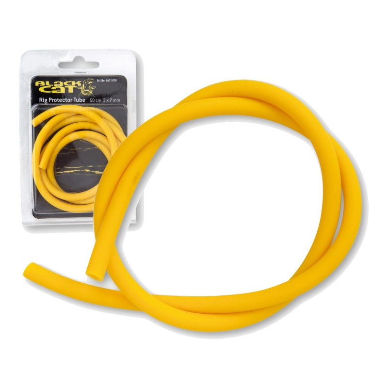 Sumcová gumová hadička 1m, žltá, 3x6mm