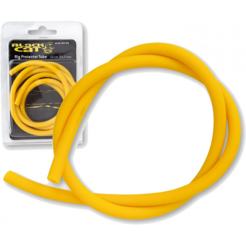 Sumcová gumová hadička 1m, žltá, 4x8mm