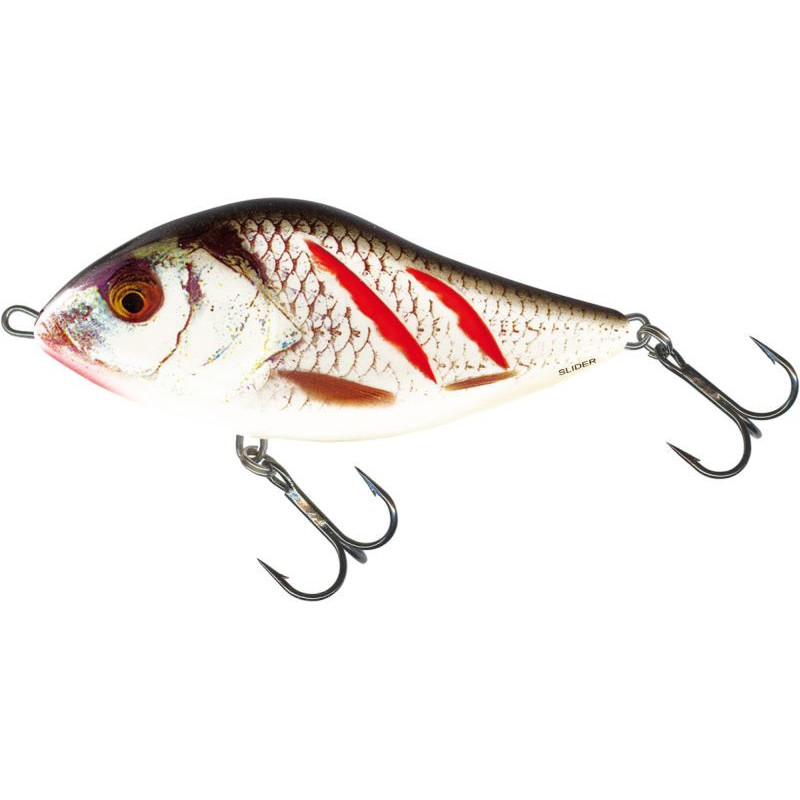 Slider Sinking 7cm Wounded Real Grey Shiner  SD7S