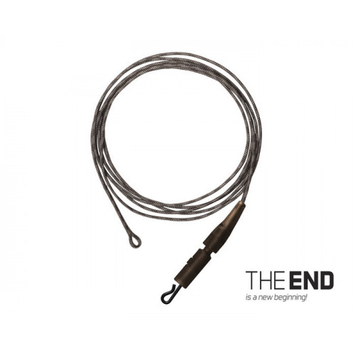 Nádväzec THE END Leadcore + PIN clip / 3ks 1m