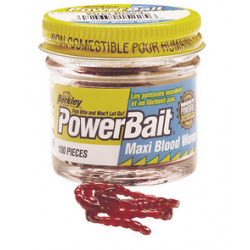 Berkley PowerBait® Micro Blood Worms red